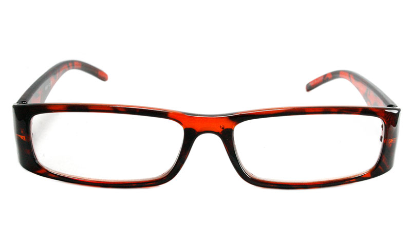 Rødbrun leopard brille i lækkert design. - hverdagsbriller.dk - billede 2