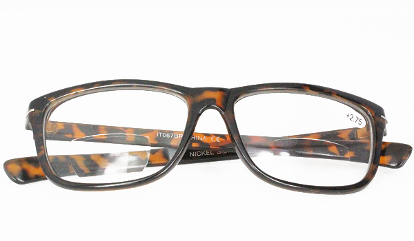 Mørkbrun læsebrille med læsefelt - hverdagsbriller.dk - billede 2