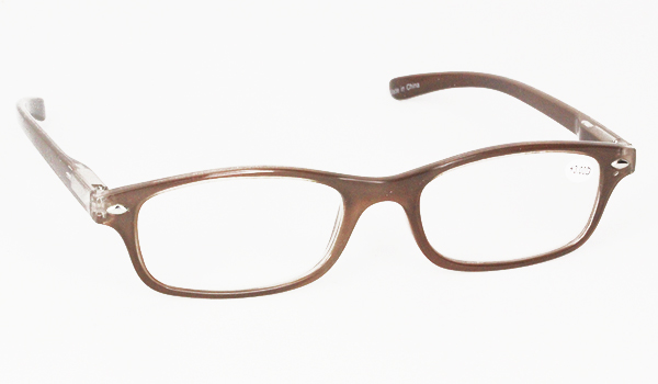 Flot dame brille i brunbeige design