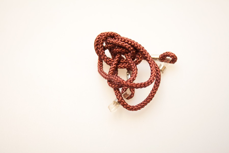 Bordeaux brillesnor - hverdagsbriller.dk - billede 2