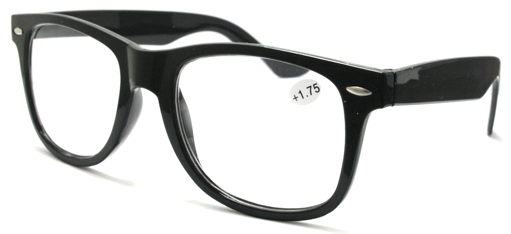 Wayfarer brille med styrke