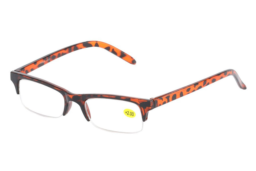 Hverdagsbrille i rødbrunt skildpaddebrunt stel - Design nr. b209