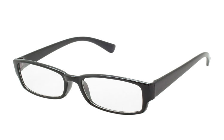 Sort brille i stilet og enkelt design - Design nr. b236