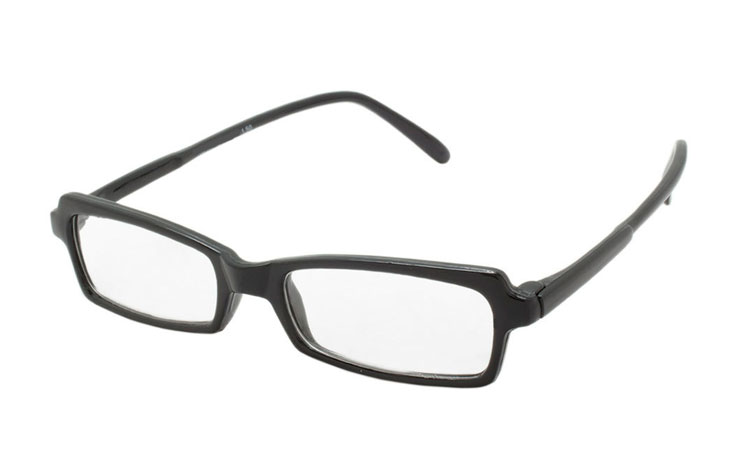 Sort brille i stilet og enkelt design - Design nr. b238