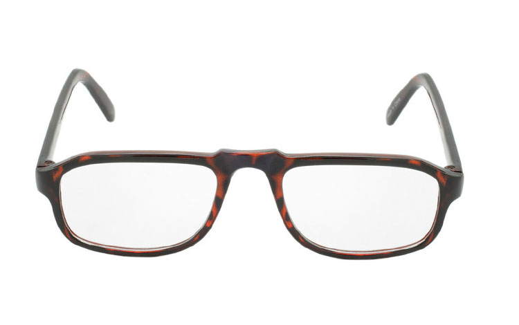 Brille i rÃ¸dbrunt leopard / skildpadde stel. - hverdagsbriller.dk - billede 3