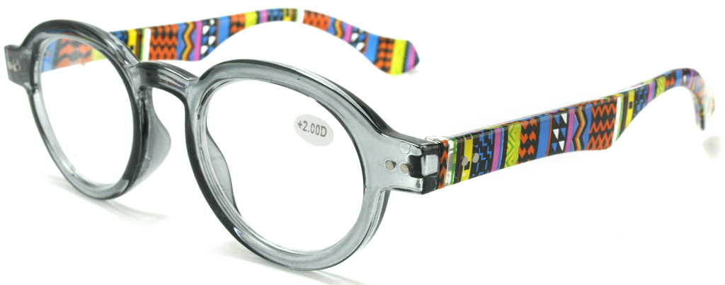 Læsebrille i flot og grafisk design
