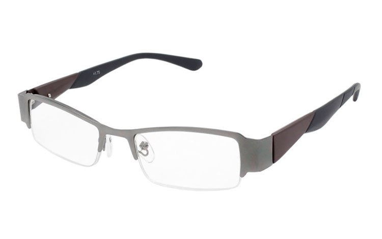 Herre brille med styrke i enkelt design - Design nr. b318