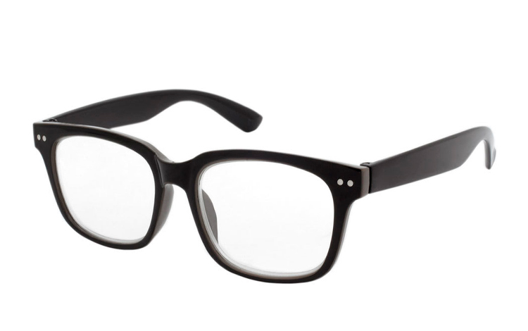 Sort og grå brille med kraftigt design - Design nr. b330