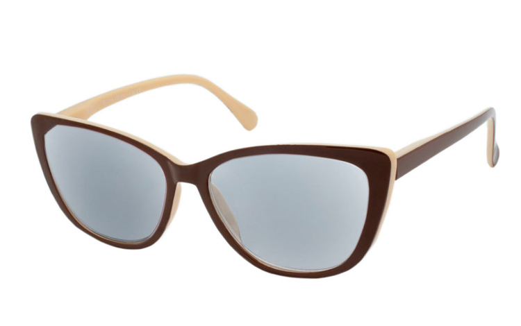 Smart cateye solbrille i retro - vintage look.