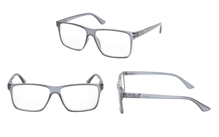 Flot og elegant brille i transparent grå - hverdagsbriller.dk - billede 4