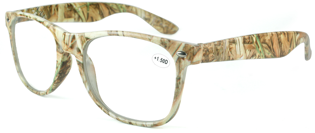 Læsebrille i wayfarer design. - Design nr. b42