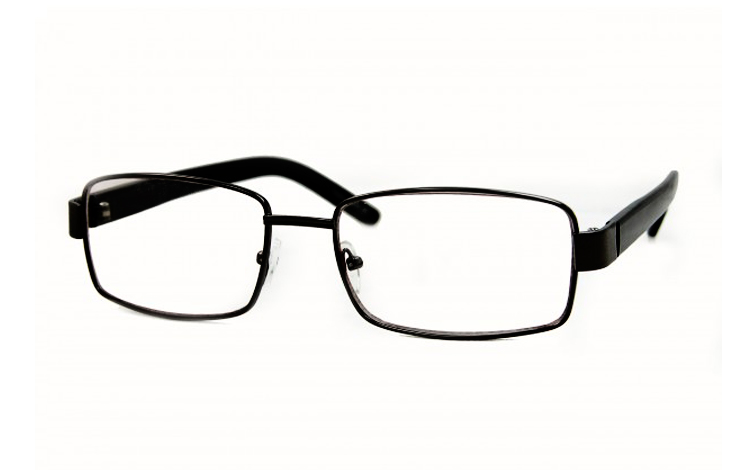 Flot sort metalbrille i enkelt design - Design nr. b431