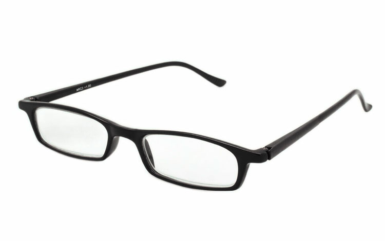 Smal læsebrille i sort stel  - Design nr. b468