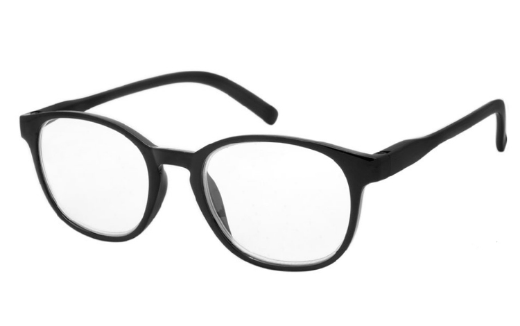 Moderigtig brille i sort blank stel - Design nr. b506