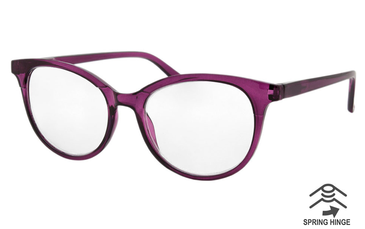 Smuk dyb lilla brille med let  - Design nr. b513