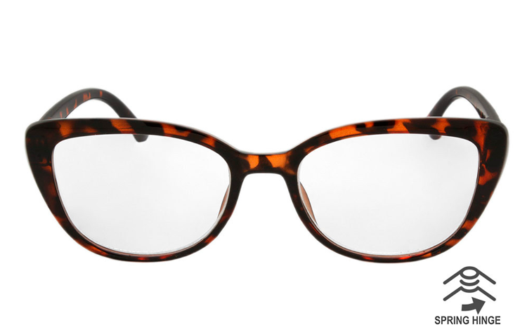 Smuk feminin brille i katteÃ¸je design. - hverdagsbriller.dk - billede 2