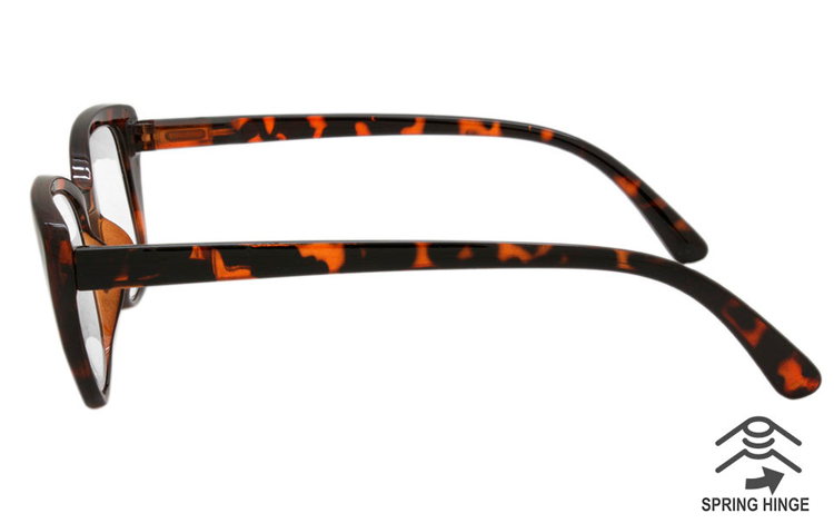 Smuk feminin brille i katteÃ¸je design. - hverdagsbriller.dk - billede 3