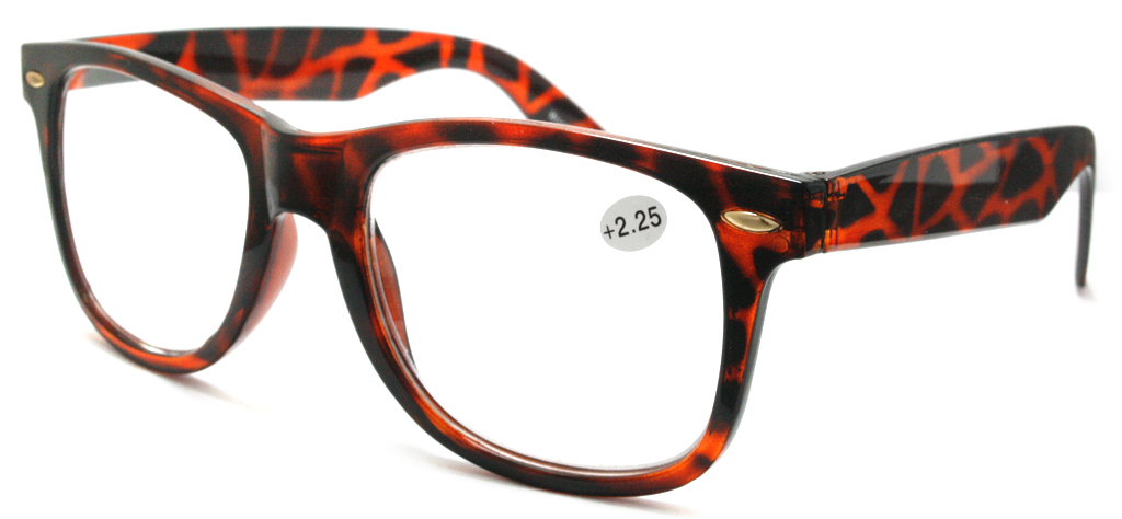 Læsebrille i wayfarer design. - Design nr. b9