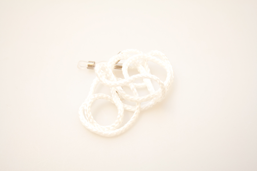 Hvid brillesnor - hverdagsbriller.dk - billede 2