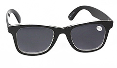 Sort solbrille med styrke