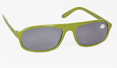 Solbrille med styrke i lys olivengrÃ¸n