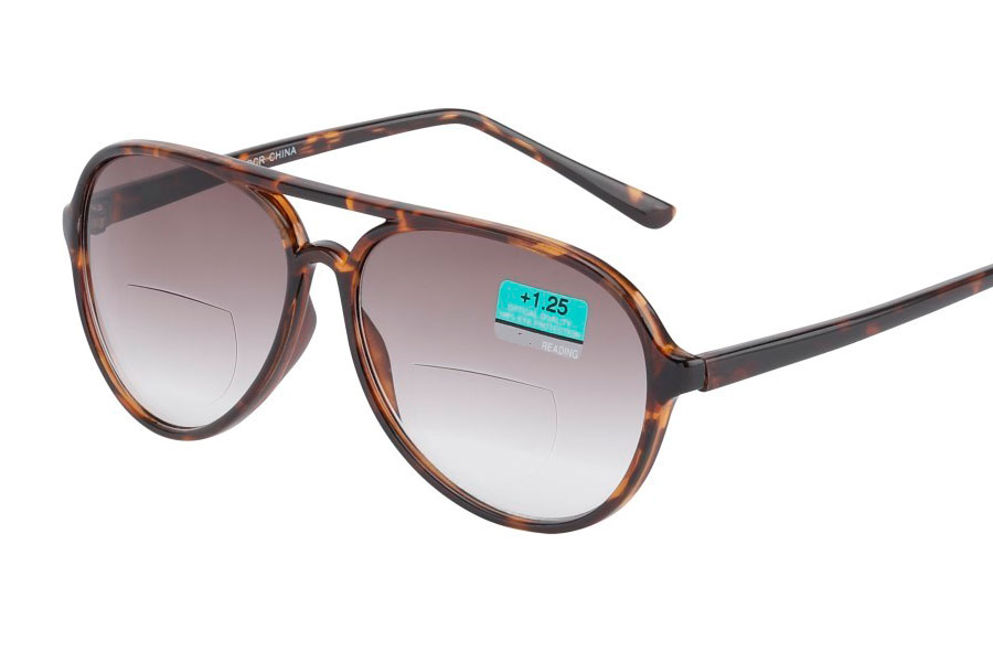 Moderigtig solbrille med lÃ¦sefelt 