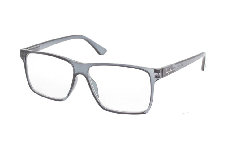 Flot og elegant brille i transparent grå